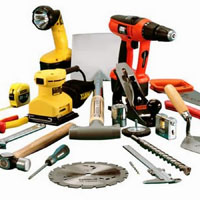 Repair tools in the apartment